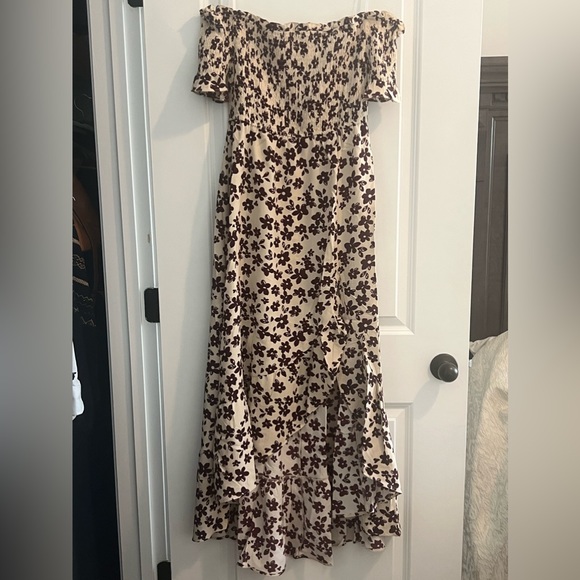 Dresses & Skirts - women off shoulder floral maxi dress